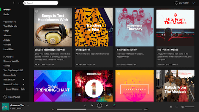 Spotify Brouse