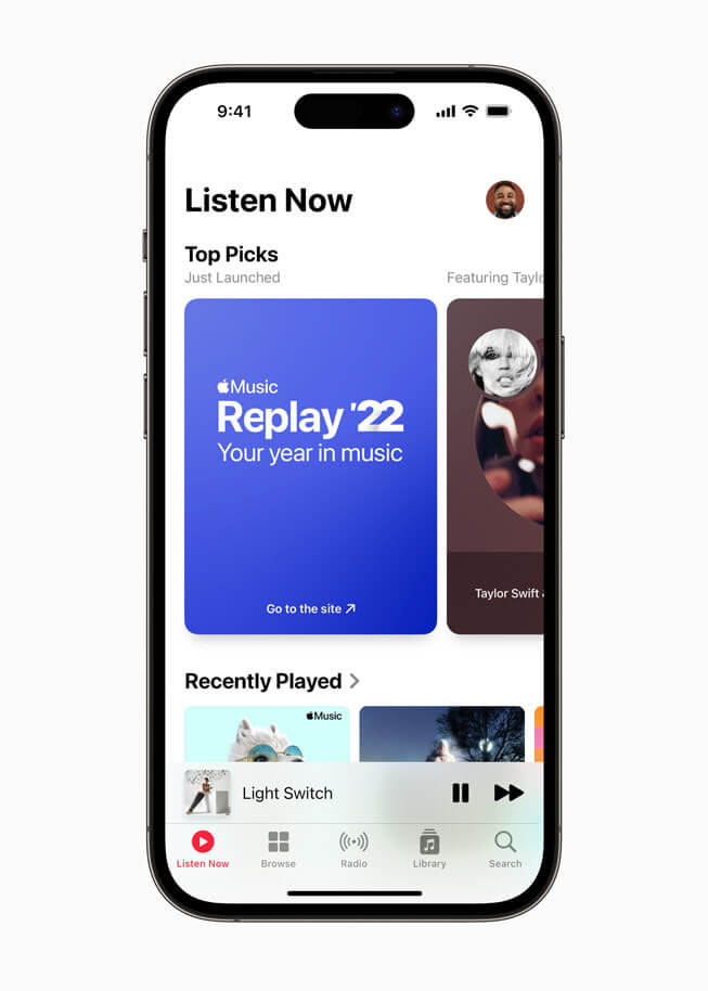 Apple Musicが一新したリプレイ提供開始　2022年のトップチャートも公開