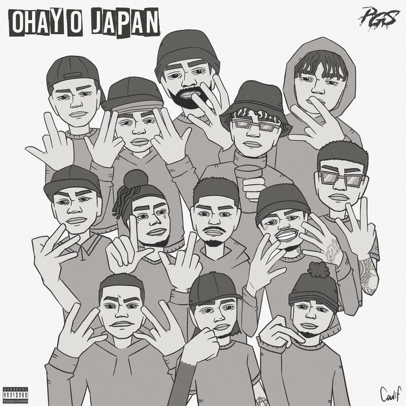 OHAYOが9曲収録の新作発表、Yvngboi PやFreekoyaBoiii、LIL G、Loner Baby、mds1、Lil oddy、J-BACK、DNE、YOSSY XANTANA、yeyaS参加