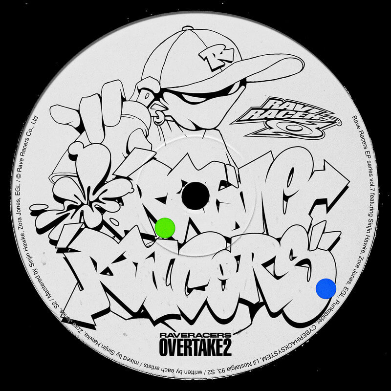 JUBEE率いるRave Racers 新EP『Overtake 2』 海外からSinjin Hawke、Zora Jonesも参加