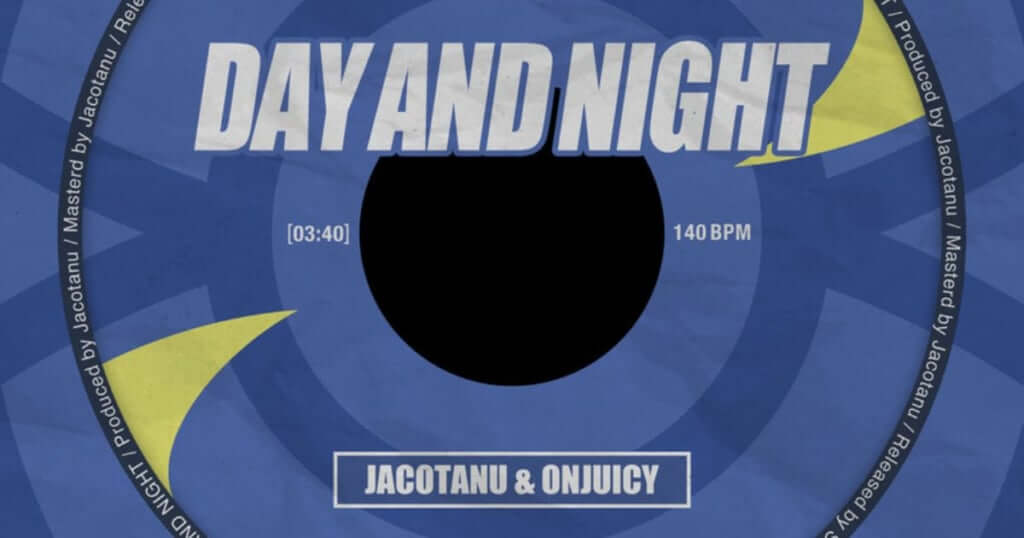 Jacotanu & ONJUICYのコラボトラック「DAY AND NIGHT」リリース　BasslineからHardgrooveへと流れるパーティーチューンのサムネイル画像