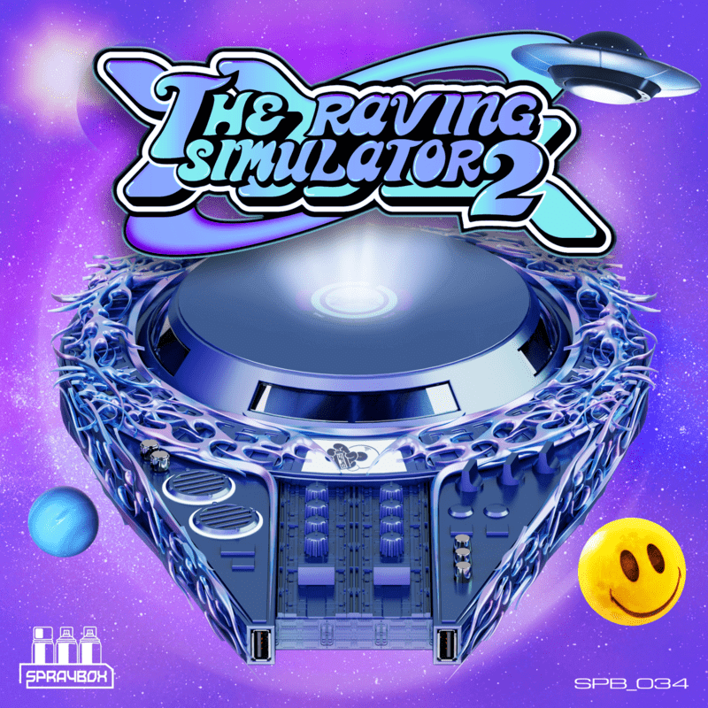 SPRAYBOXの新作コンピ『THE RAVING SIMULATOR 2』配信開始　水槽、Lilniina、e5、パソコン音楽クラブ、The Deepが参加のサムネイル画像