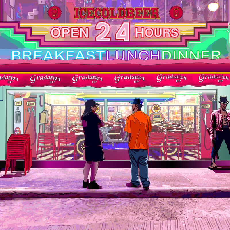 Ace the Chosen onEとRAITAMENがWネームEP『Gradation』リリース　TORAUMA参加曲やNF Zesshoプロデュース曲を収録のサムネイル画像