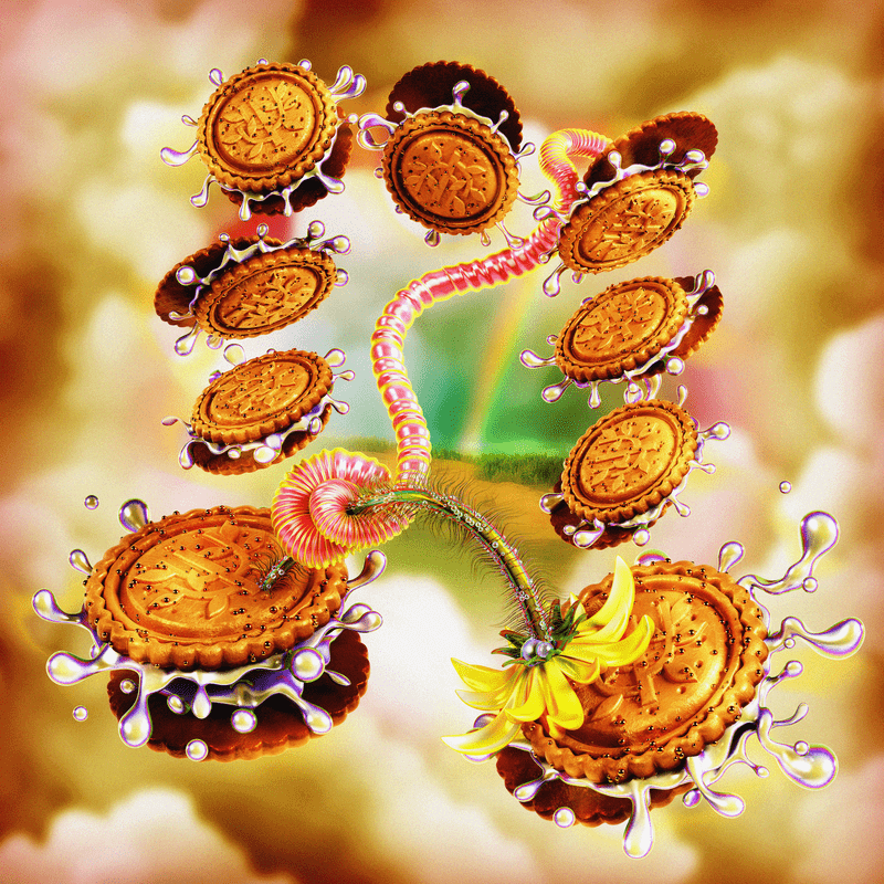 コムアイと食品まつり a.k.a foodmanが初のコラボEP『FANI MANI』リリース　“おかね”で遊んだ全5曲収録