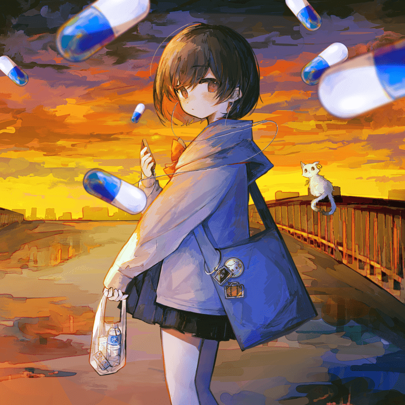 ubique「夕焼けと風邪薬」