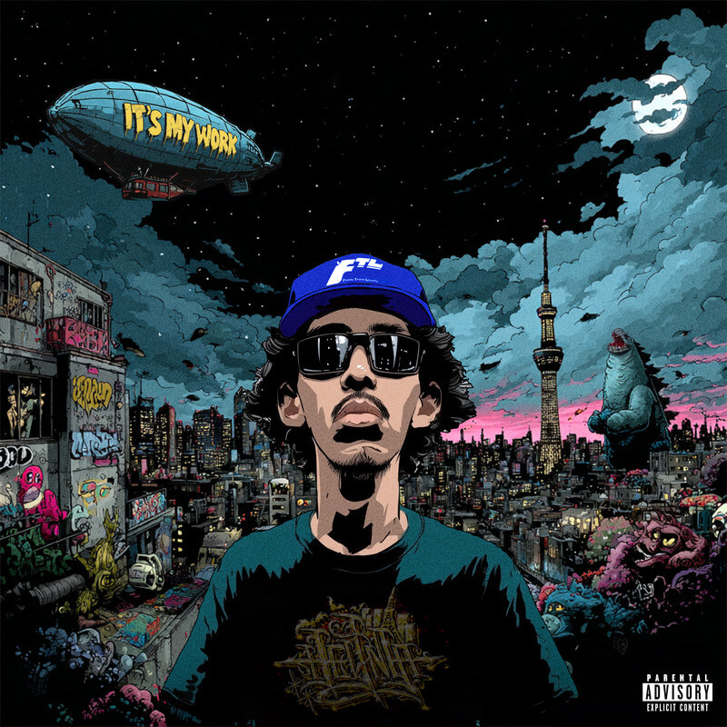 DJ RyuNosuK、自身初のEP『It’s My Work』リリース　Lunv Loyal、Ryugo Ishida、Fuji Taito、Lil Kaviar、FTL SHINKI、Kidney Fuji、愛染 eyezen参加のサムネイル画像