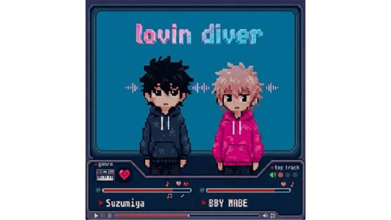 オタク文化とHIPHOPを交差させるラッパーSuzumiyaが新曲「lovin diver」　客演にBBY NABE