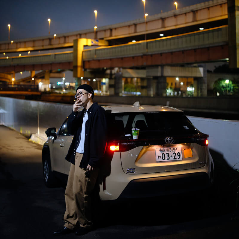 TKda黒ぶち × DJ Mitsu the Beats、夜のドライブアンセム「Borrowed Ride」リリースのサムネイル画像