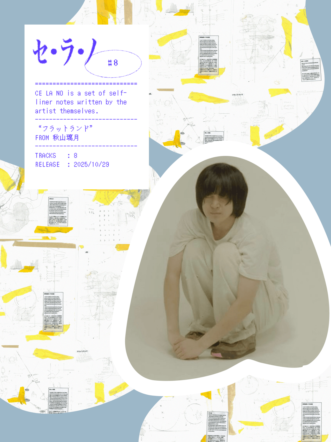 【セ・ラ・ノ#8】秋山璃月『フラットランド』セルフライナーノーツのサムネイル画像